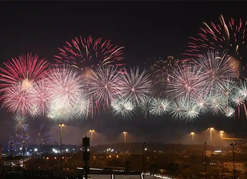 宣汉县焰火晚会